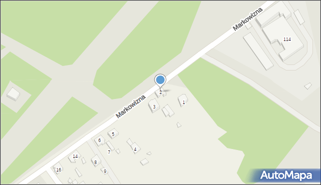 Markowizna, Markowizna, 2, mapa Markowizna