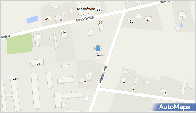 Markówka, Markówka, 37, mapa Markówka