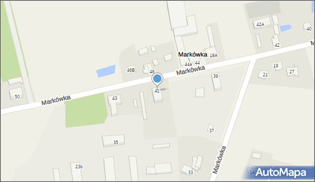 Markówka, Markówka, 41, mapa Markówka