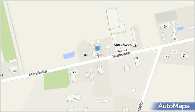 Markówka, Markówka, 46, mapa Markówka