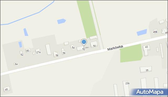 Markówka, Markówka, 52, mapa Markówka