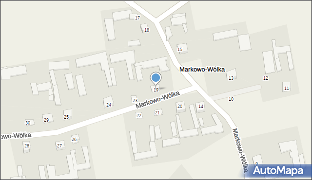 Markowo-Wólka, Markowo-Wólka, 19, mapa Markowo-Wólka