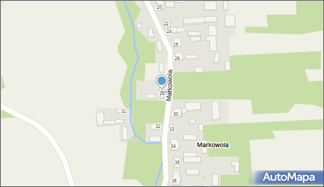 Markowola, Markowola, 29, mapa Markowola