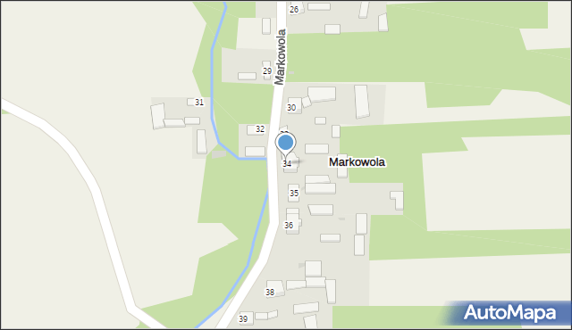 Markowola, Markowola, 34, mapa Markowola