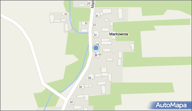Markowola, Markowola, 36, mapa Markowola