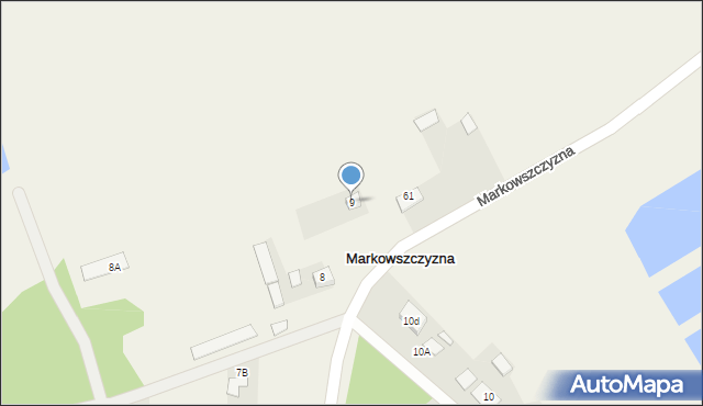 Markowszczyzna, Markowszczyzna, 9, mapa Markowszczyzna