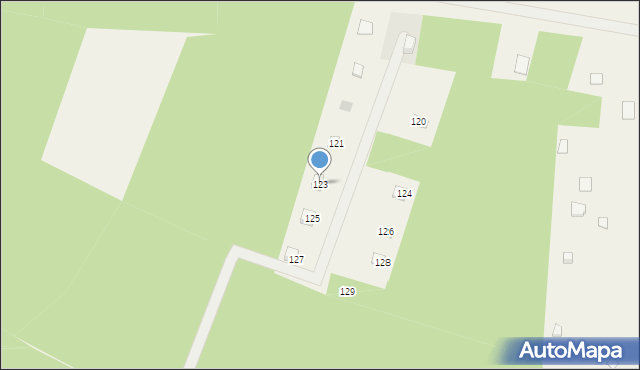 Marksewo, Marksewo, 123, mapa Marksewo