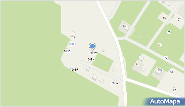 Marksewo, Marksewo, 26BW, mapa Marksewo