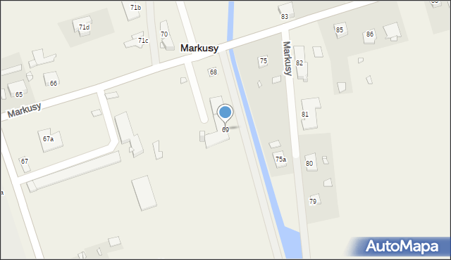 Markusy, Markusy, 69, mapa Markusy