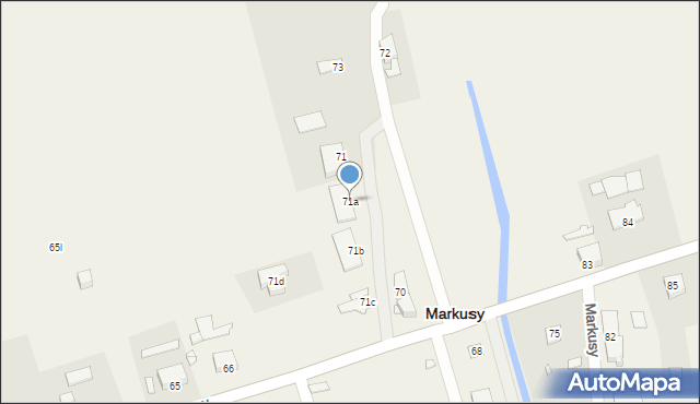 Markusy, Markusy, 71a, mapa Markusy