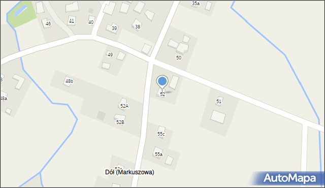 Markuszowa, Markuszowa, 52, mapa Markuszowa