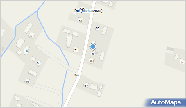 Markuszowa, Markuszowa, 56, mapa Markuszowa