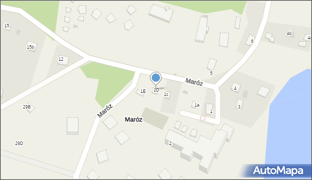 Maróz, Maróz, 1D, mapa Maróz