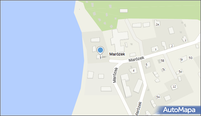 Marózek, Marózek, 3, mapa Marózek