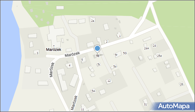 Marózek, Marózek, 5B, mapa Marózek