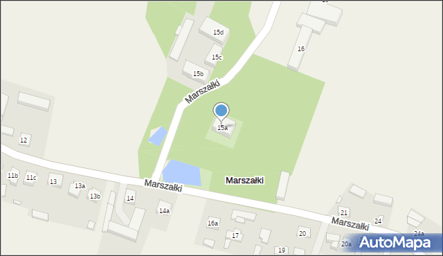 Marszałki, Marszałki, 15a, mapa Marszałki