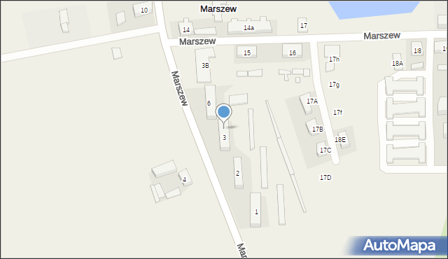 Marszew, Marszew, 3/II, mapa Marszew