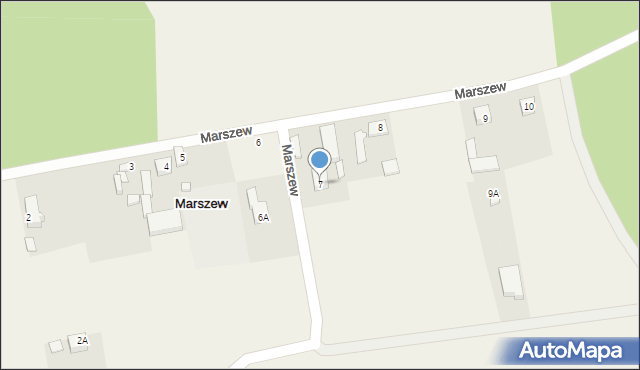 Marszew, Marszew, 7, mapa Marszew