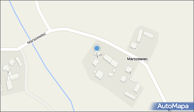 Marszewiec, Marszewiec, 6, mapa Marszewiec