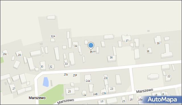 Marszewo, Marszewo, 35, mapa Marszewo