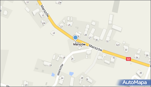 Marszów, Marszów, 17, mapa Marszów