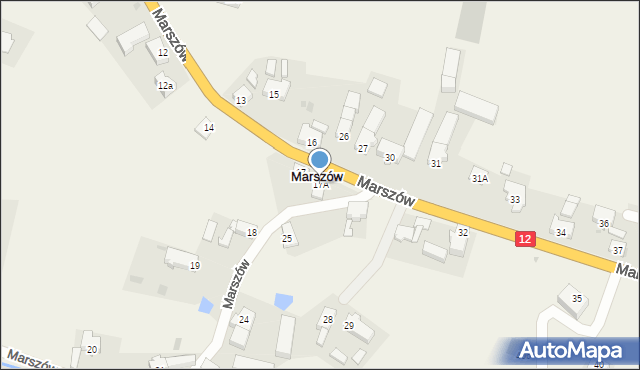 Marszów, Marszów, 17A, mapa Marszów