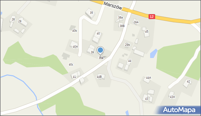 Marszów, Marszów, 39a, mapa Marszów