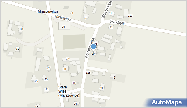 Marszowice, Marszowice, 47, mapa Marszowice