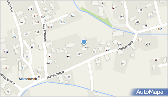 Marszowice, Marszowice, 110, mapa Marszowice