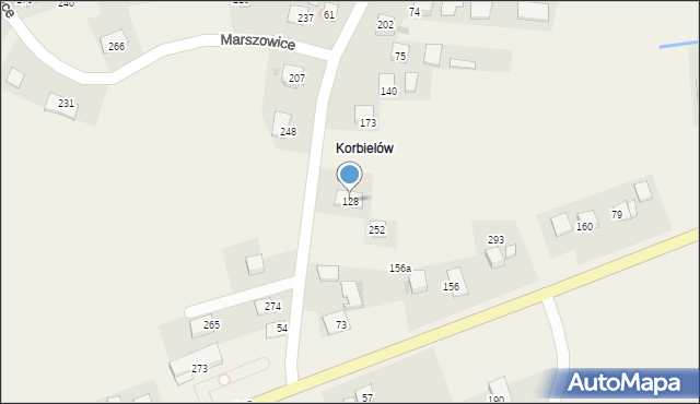 Marszowice, Marszowice, 128, mapa Marszowice