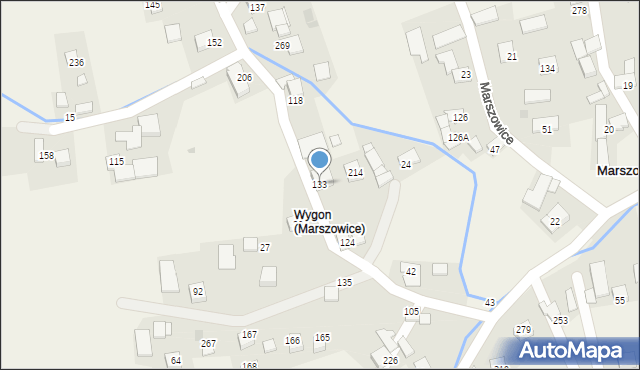 Marszowice, Marszowice, 133, mapa Marszowice