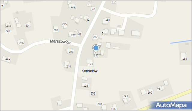 Marszowice, Marszowice, 140, mapa Marszowice