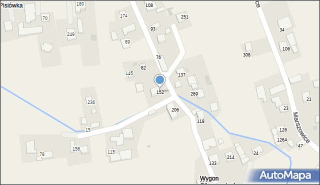 Marszowice, Marszowice, 152, mapa Marszowice