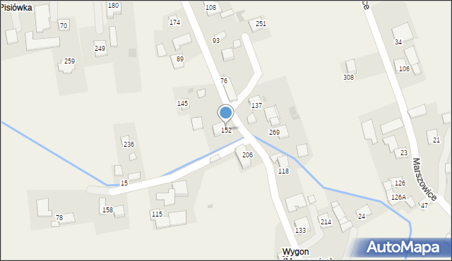 Marszowice, Marszowice, 152, mapa Marszowice