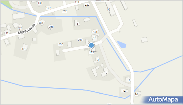 Marszowice, Marszowice, 163, mapa Marszowice