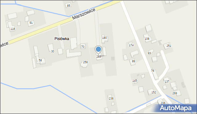 Marszowice, Marszowice, 249, mapa Marszowice