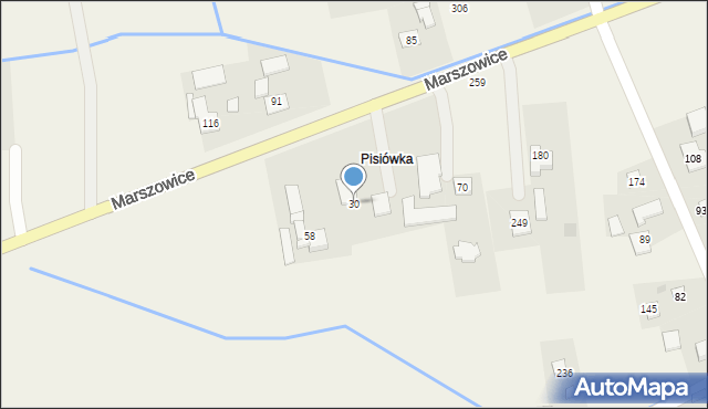 Marszowice, Marszowice, 30, mapa Marszowice