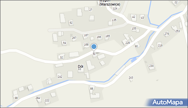 Marszowice, Marszowice, 31, mapa Marszowice