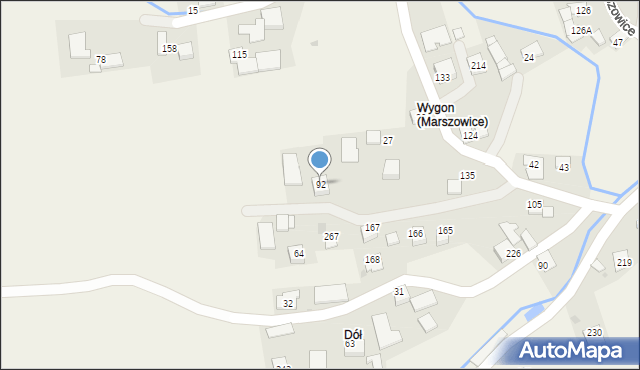 Marszowice, Marszowice, 92, mapa Marszowice