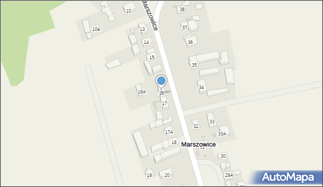 Marszowice, Marszowice, 16, mapa Marszowice