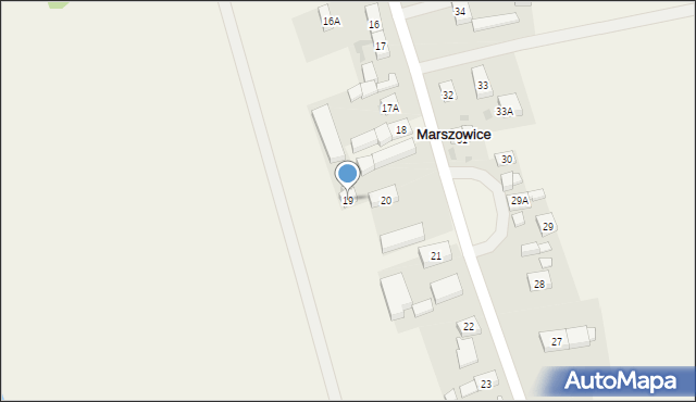 Marszowice, Marszowice, 19, mapa Marszowice