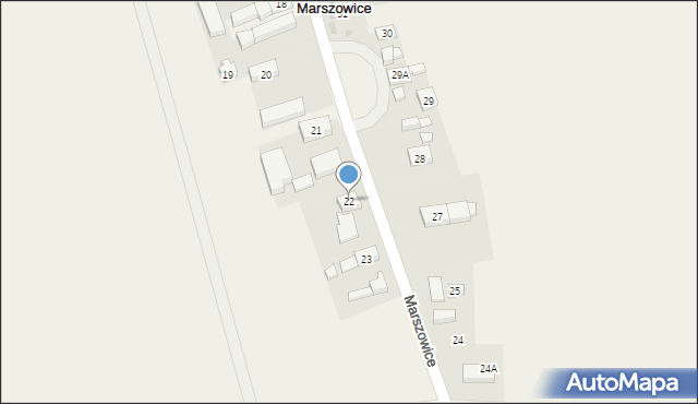 Marszowice, Marszowice, 22, mapa Marszowice