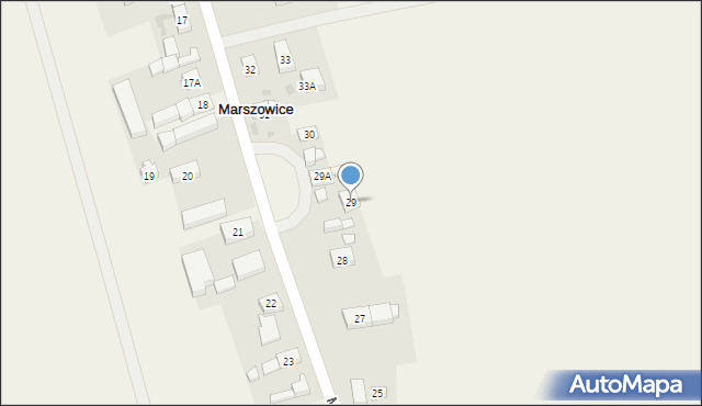 Marszowice, Marszowice, 29, mapa Marszowice