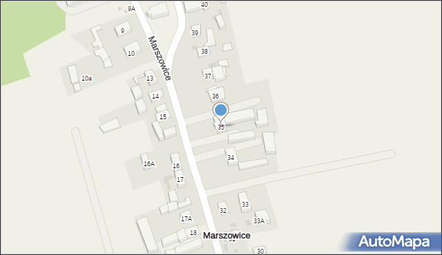 Marszowice, Marszowice, 35, mapa Marszowice