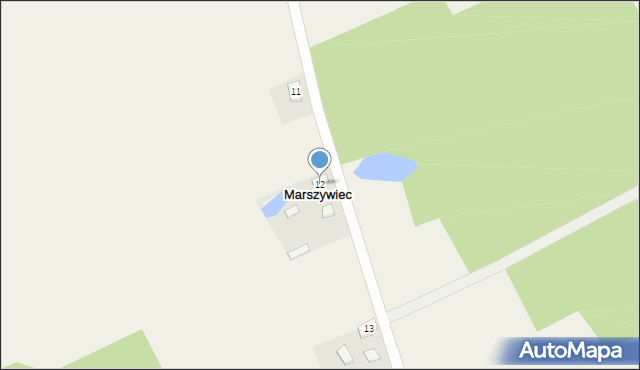 Marszywiec, Marszywiec, 12, mapa Marszywiec