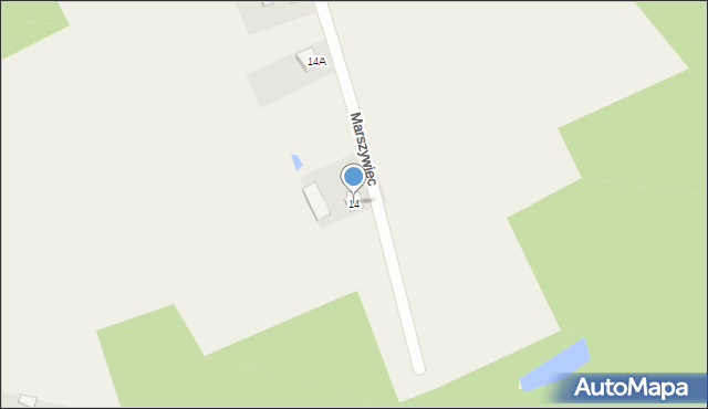 Marszywiec, Marszywiec, 14, mapa Marszywiec