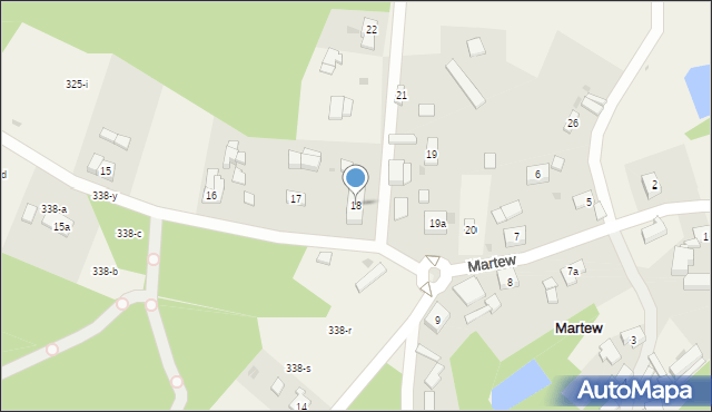 Martew, Martew, 18, mapa Martew