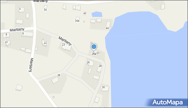 Martiany, Martiany, 26a, mapa Martiany