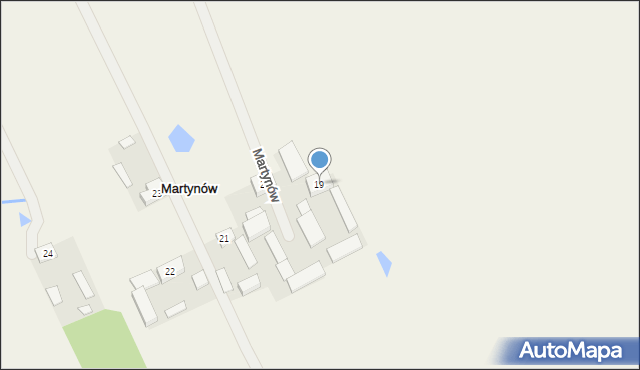 Martynów, Martynów, 19, mapa Martynów