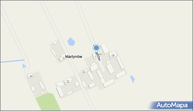 Martynów, Martynów, 20, mapa Martynów